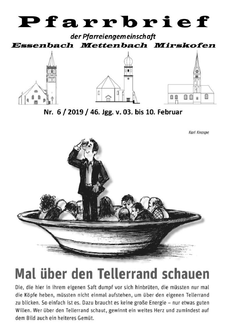Nr. 6 /2019 Jahrgang 46 vom 03. Feb bis 10. Feb