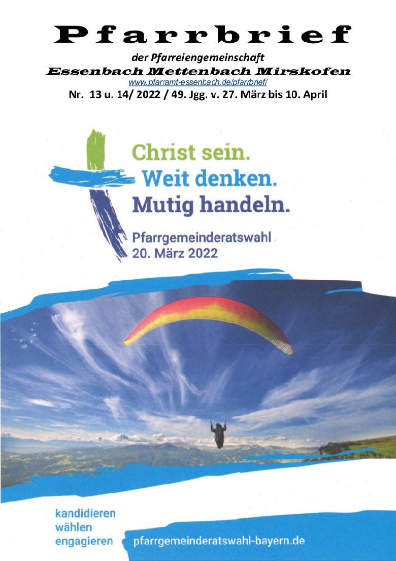 Nr. 13 /2022 Jahrgang 49 vom 27. Mar bis 10. Apr