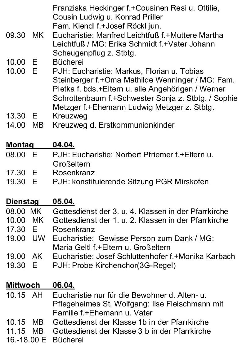 Nr. 13 /2022 Jahrgang 49 vom 27. Mar bis 10. Apr