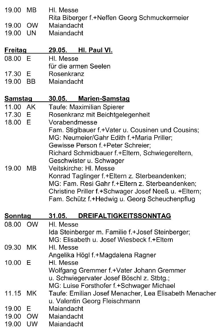 Nr. 21 /2026 Jahrgang 53 vom 17. Mai bis 14. Jun